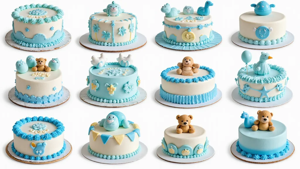 10 Adorable Cake Ideas for a Baby Boy's Celebration That Will Steal the Show!