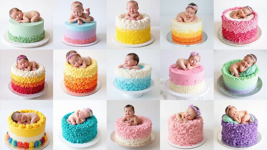 10 Colorful Newborn Cake Ideas That Will Make Your Celebration Unforgettable!
