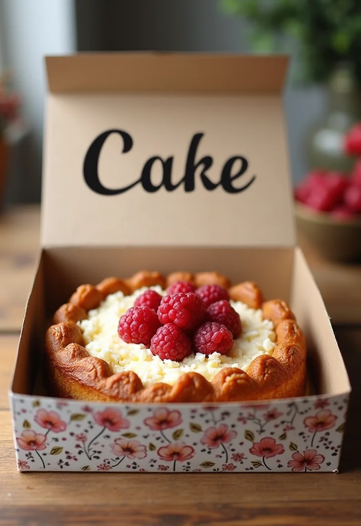 10 Creative Cake Gift Packaging Ideas That Will Wow Your Friends (You’ll Love #3!) - 7. Personalized Cake Boxes