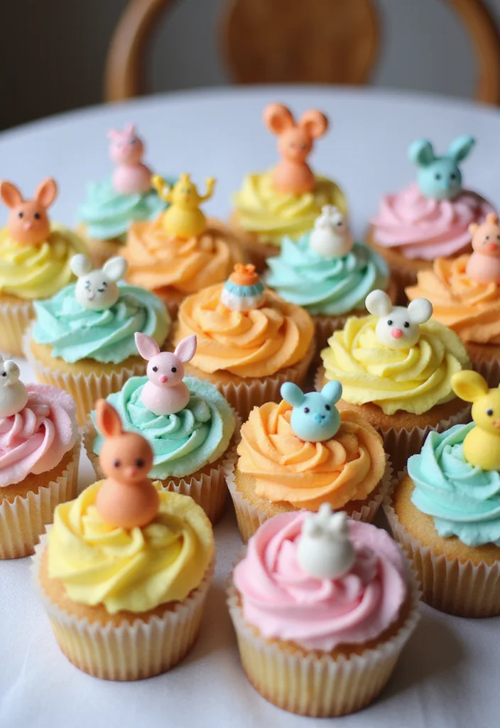 10 Easy DIY Baby Shower Cake Designs That Look Professional (You Can Totally Do #8!) - 7. Cupcake Cake