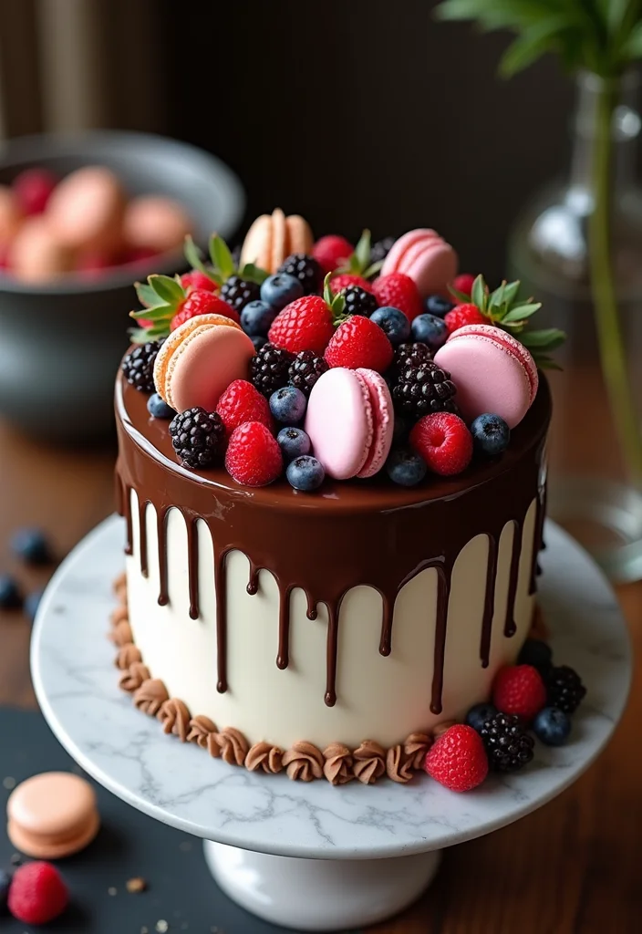 10 Trend Cake Designs That Will Make You the Star of Every Party! - 3. Drip Cake