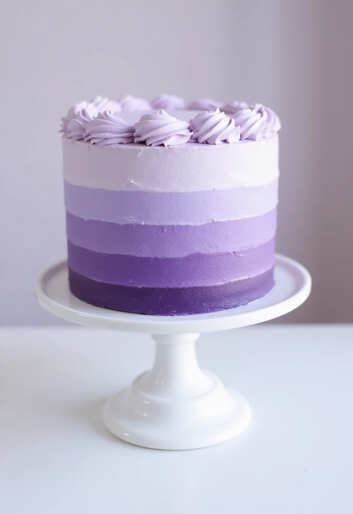 10 Trend Cake Designs That Will Make You the Star of Every Party! - 5. Ombre Cake