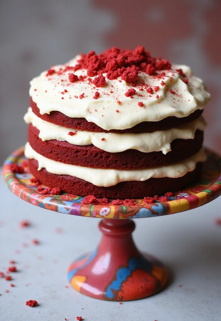11 Classic Queen Cake Ideas That Will Never Go Out of Style! - 4. Elegant Red Velvet Queen Cake