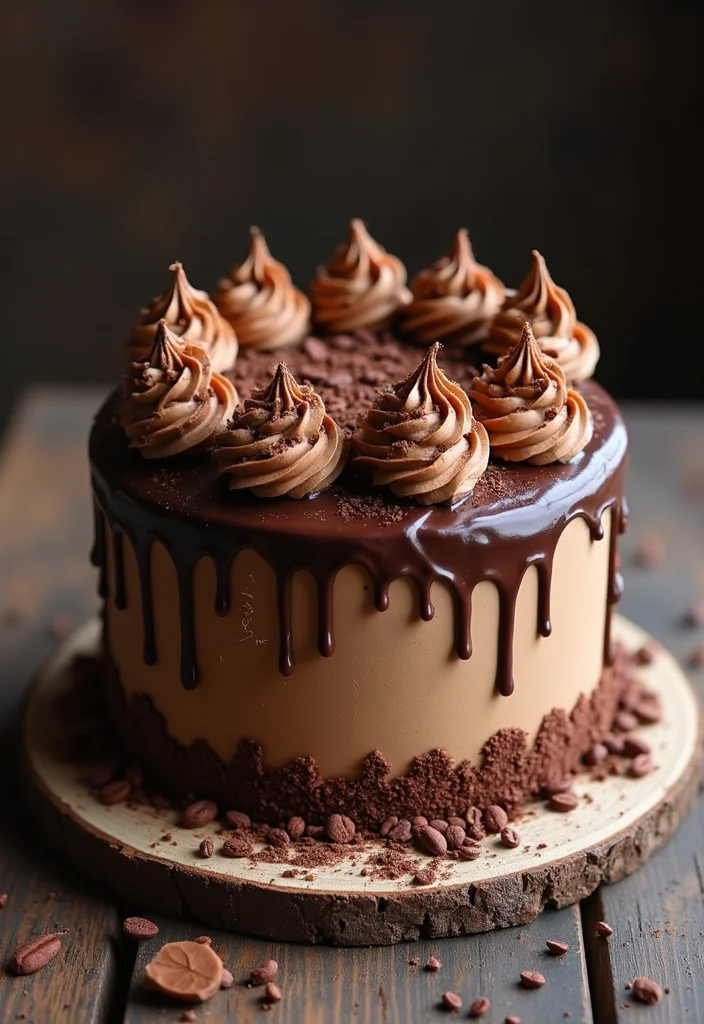 11 Classic Queen Cake Ideas That Will Never Go Out of Style! - 9. Mocha Queen Cake