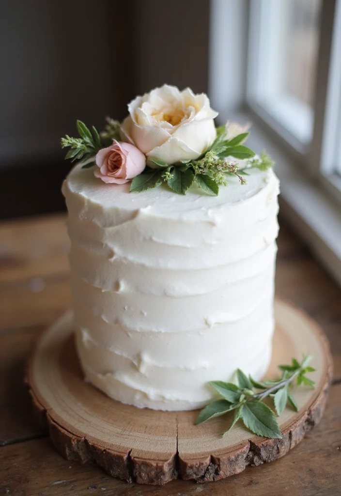 11 Simple Tier Wedding Cakes Perfect for the Minimalist Bride (You’ll Want to Steal #1!) - 1. Classic Buttercream Bliss
