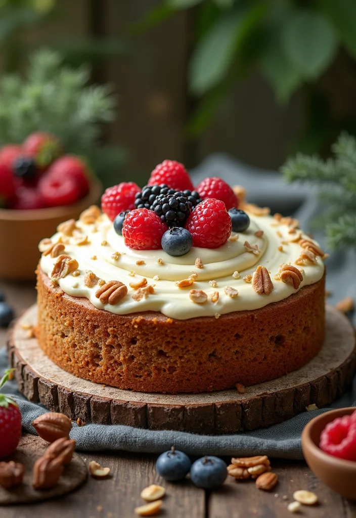 11 Simple Tier Wedding Cakes Perfect for the Minimalist Bride (You’ll Want to Steal #1!) - 5. Rustic Grain Cake