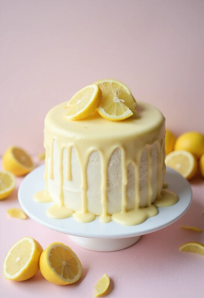 11 Simple Tier Wedding Cakes Perfect for the Minimalist Bride (You’ll Want to Steal #1!) - 7. Lemon Drizzle Delight