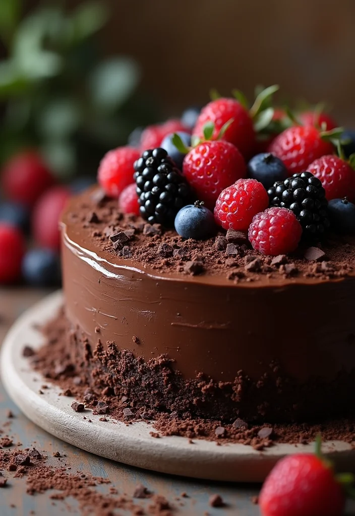 11 Simple Tier Wedding Cakes Perfect for the Minimalist Bride (You’ll Want to Steal #1!) - 8. Chocolate Ganache Dream