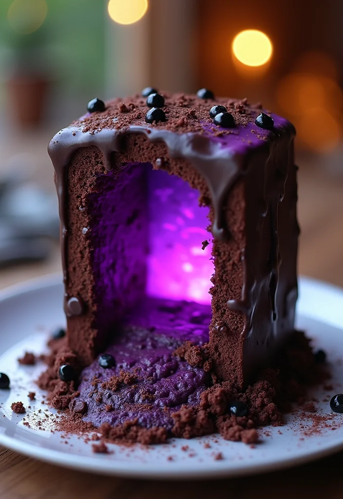 12 Amazing Minecraft Cake Ideas for the Ultimate Kids' Birthday Bash! - 6. Nether Portal Cake