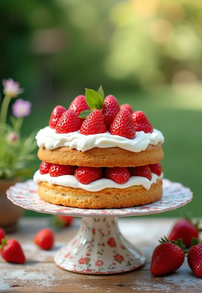 13 Delectable Vegan Cycling Cakes That Even Non-Vegans Will Adore (You Have to Try #5!) - 13. Strawberry Shortcake