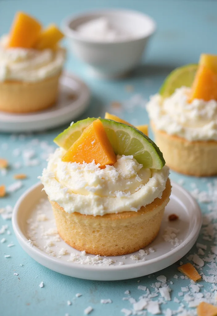 13 Mini Cake Ideas for Parties That Will Steal the Show! - 11. Coconut Cream Mini Cakes