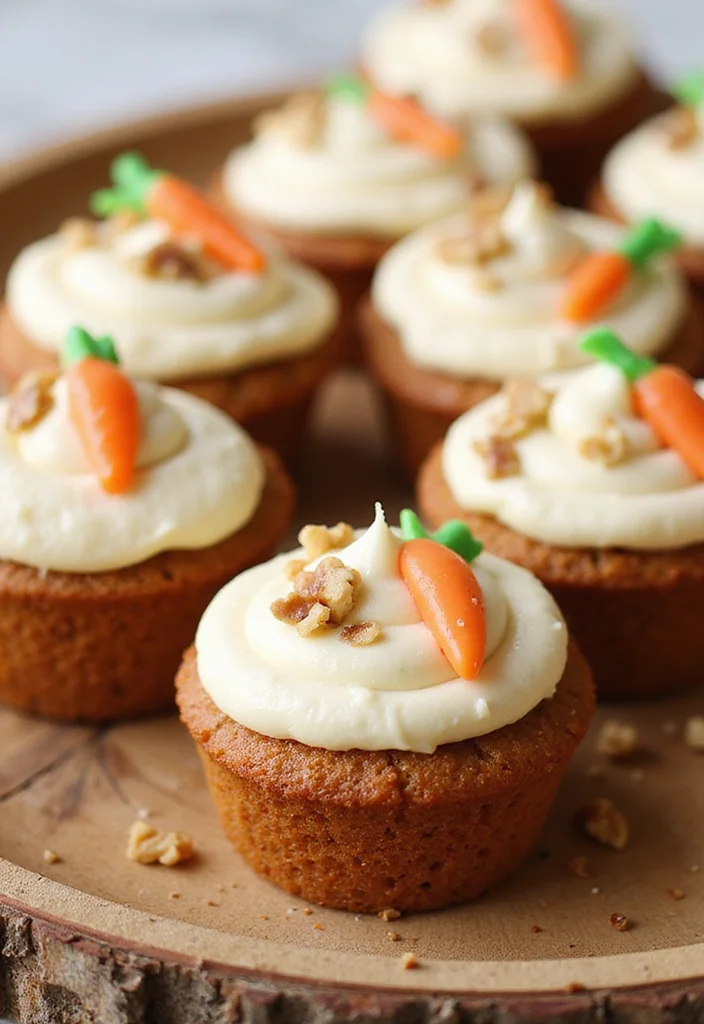 13 Mini Cake Ideas for Parties That Will Steal the Show! - 5. Carrot Cake Mini Cakes