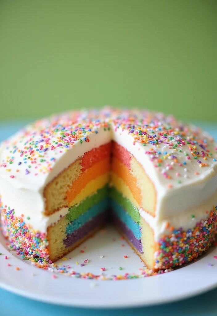 14 Fun Summer Cake Ideas Your Kids Will Beg You to Make! (They'll Love #2!) - 11. Confetti Cake