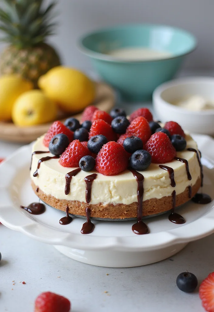 14 Fun Summer Cake Ideas Your Kids Will Beg You to Make! (They'll Love #2!) - 12. No-Bake Cheesecake