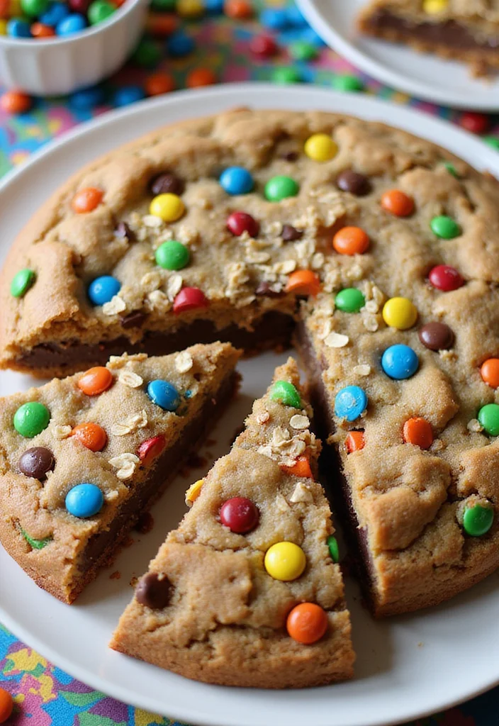 14 Fun Summer Cake Ideas Your Kids Will Beg You to Make! (They'll Love #2!) - 13. Monster Cookie Cake