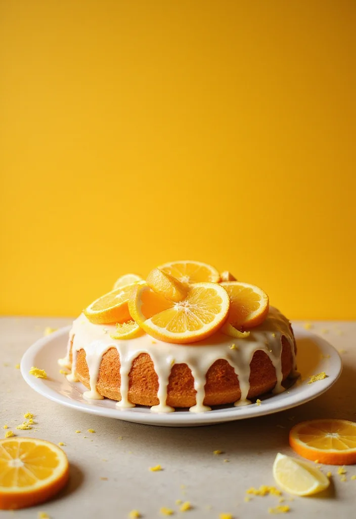 14 Fun Summer Cake Ideas Your Kids Will Beg You to Make! (They'll Love #2!) - 6. Citrus Sunshine Cake