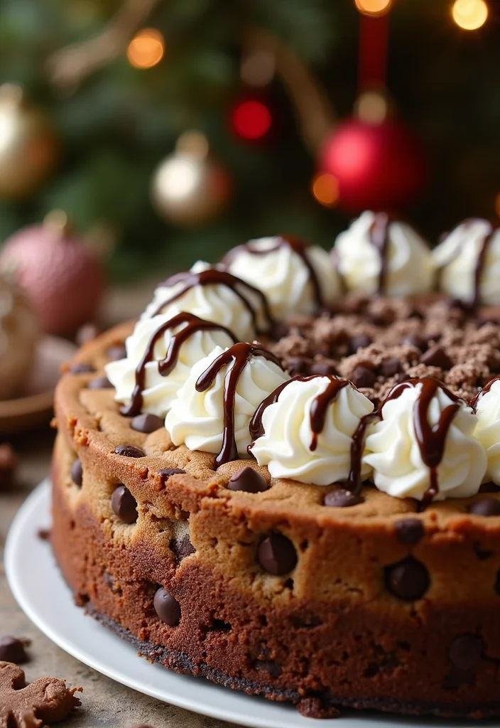 14 Fun Summer Cake Ideas Your Kids Will Beg You to Make! (They'll Love #2!) - 8. Chocolate Chip Cookie Cake