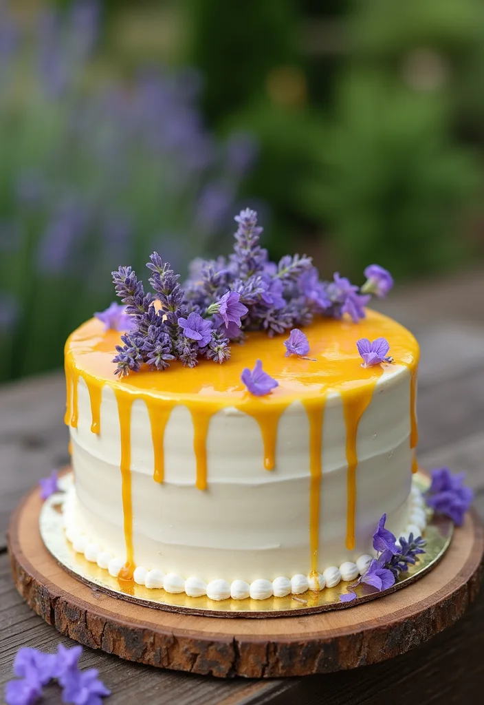 14 Trendy Civil Wedding Cake Flavors You Need to Try (Your Guests Will Rave About #3!) - 1. Lavender Honey Bliss