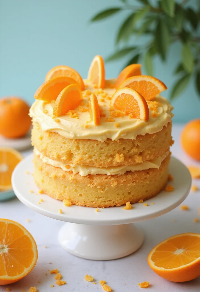 14 Trendy Civil Wedding Cake Flavors You Need to Try (Your Guests Will Rave About #3!) - 12. Orange Creamsicle Dream