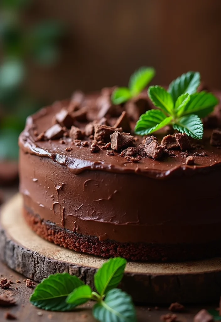 14 Trendy Civil Wedding Cake Flavors You Need to Try (Your Guests Will Rave About #3!) - 4. Chocolate Mint Indulgence