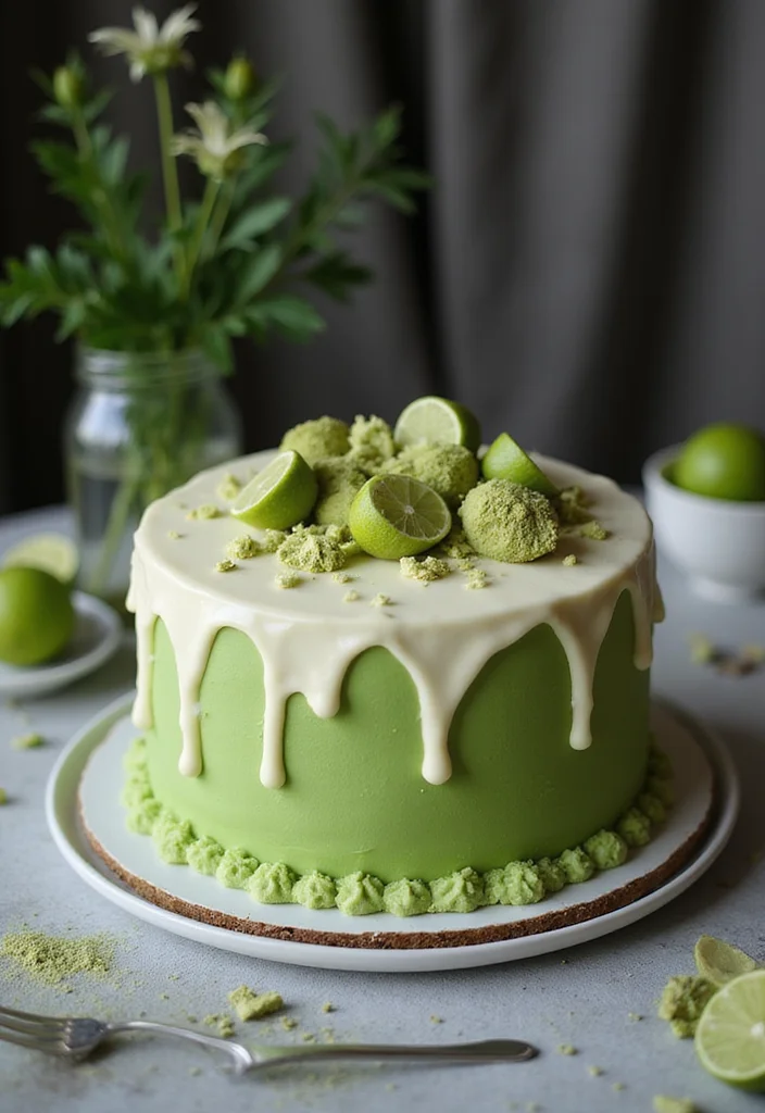 14 Trendy Civil Wedding Cake Flavors You Need to Try (Your Guests Will Rave About #3!) - 7. Matcha White Chocolate Dream