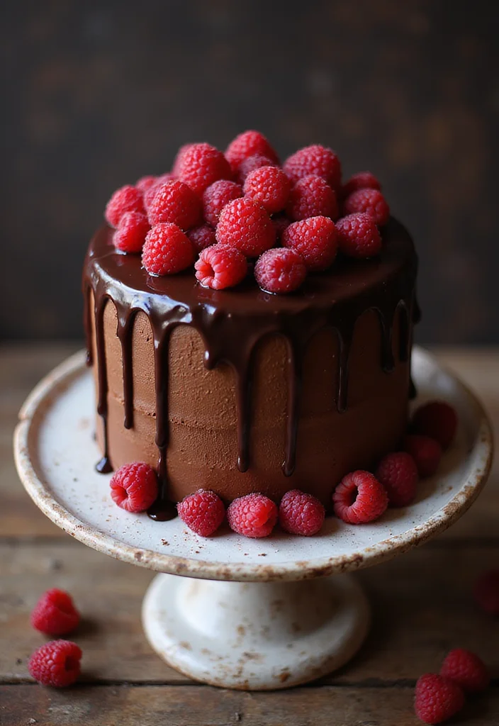 14 Trendy Civil Wedding Cake Flavors You Need to Try (Your Guests Will Rave About #3!) - 9. Chocolate Raspberry Bliss