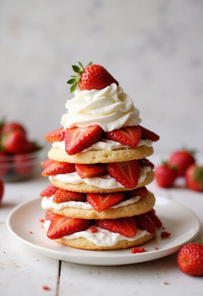 15 Stunning Birthday Cake Instagram Stories You Need to Try This Year! - 3. Strawberry Shortcake Stack