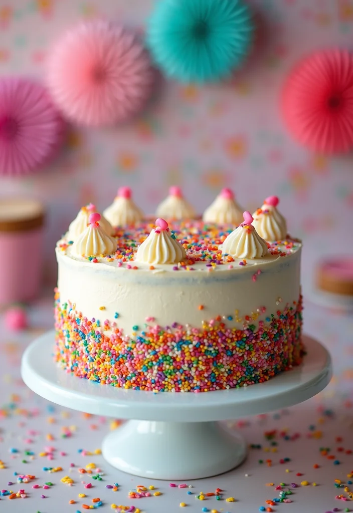 15 Stunning Birthday Cake Instagram Stories You Need to Try This Year! - 4. Funfetti Cake