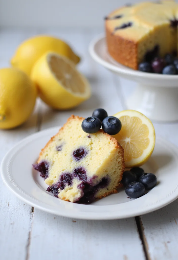 15 Stunning Birthday Cake Instagram Stories You Need to Try This Year! - 5. Lemon Blueberry Cake