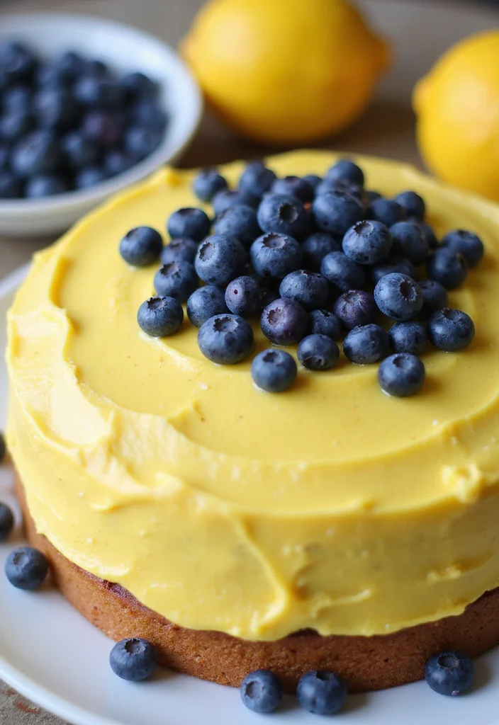 15 Unique Love Anniversary Cake Ideas That Will Leave You and Your Partner Speechless! - 11. Lemon Blueberry Cake