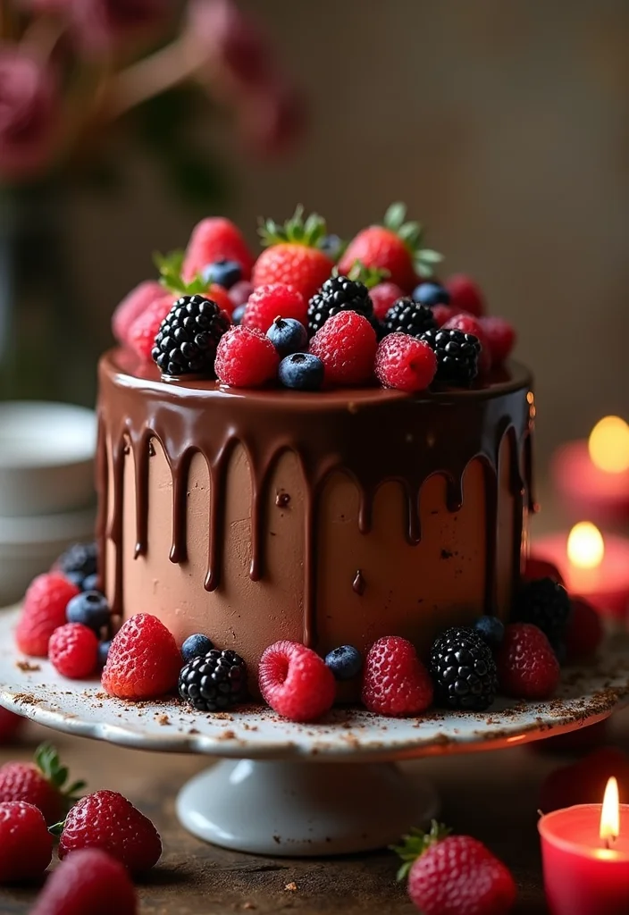 15 Unique Love Anniversary Cake Ideas That Will Leave You and Your Partner Speechless! - 2. Chocolate Ganache Drip Cake