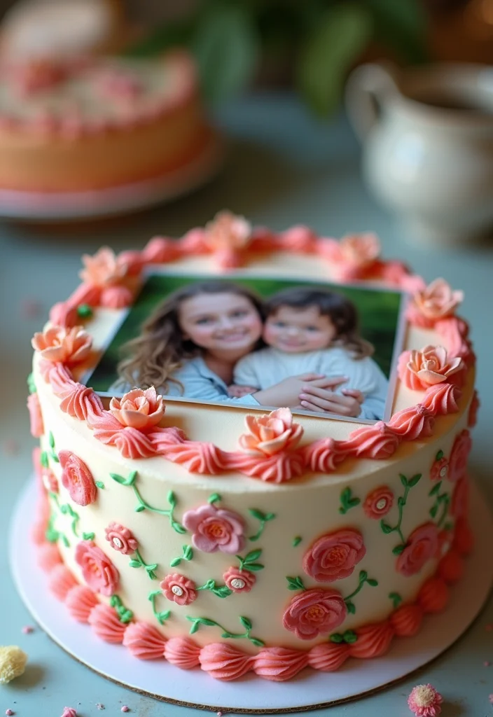 15 Unique Love Anniversary Cake Ideas That Will Leave You and Your Partner Speechless! - 5. Personalized Photo Cake