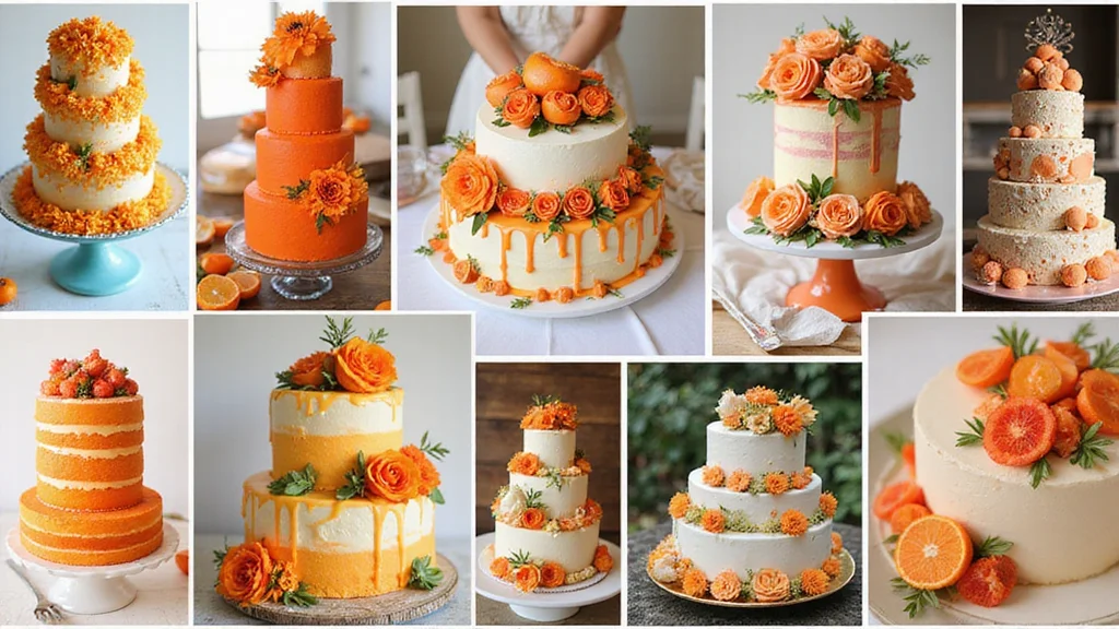 16 Orange Wedding Cake Designs Perfect for a Summer Wedding (Trust Us, #3 Is Unforgettable!)