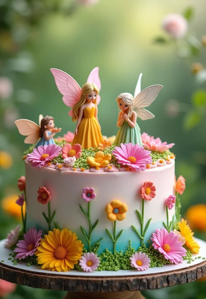 17 Stunning Gardening Cake Inspirations To Copy - 15. Fairy Garden Cake