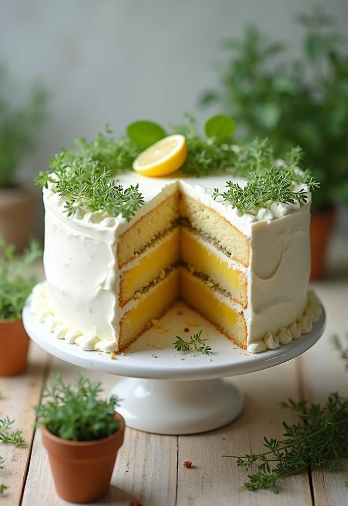 17 Stunning Gardening Cake Inspirations To Copy - 6. Herb Garden Cake