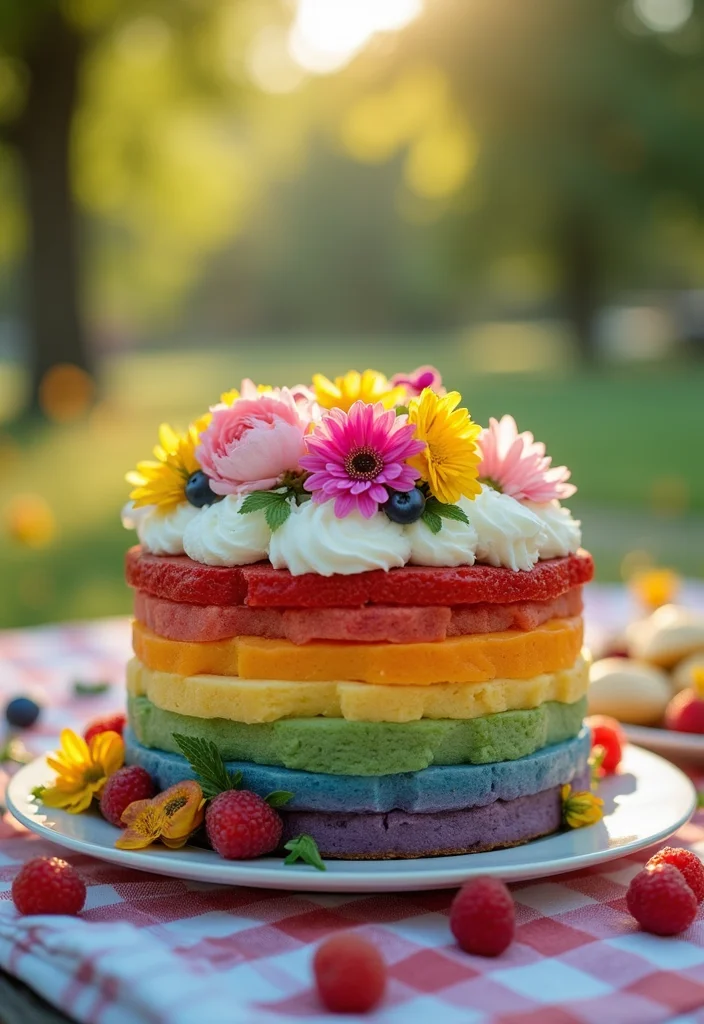 17 Stunning Gardening Cake Inspirations To Copy - 8. Garden Party Cake