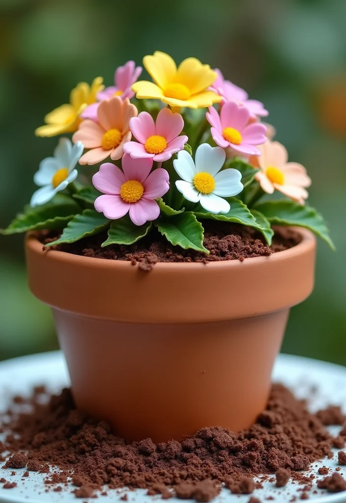 17 Stunning Gardening Cake Inspirations To Copy - 9. Terra Cotta Pot Cake