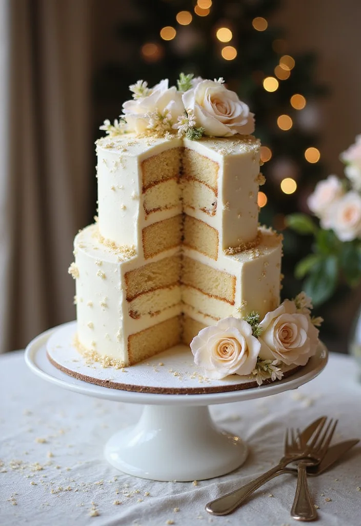 18 21 With No Kids Cake Styles Perfect For Parties - 1. Champagne Infused Vanilla Cake