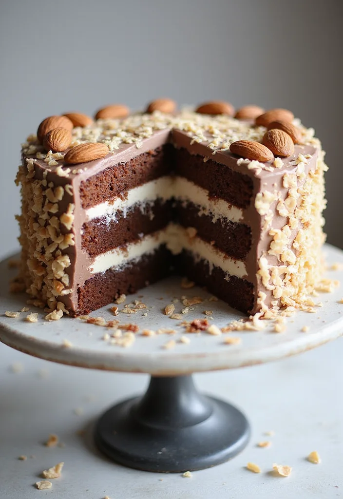 18 21 With No Kids Cake Styles Perfect For Parties - 13. Almond Joy Cake