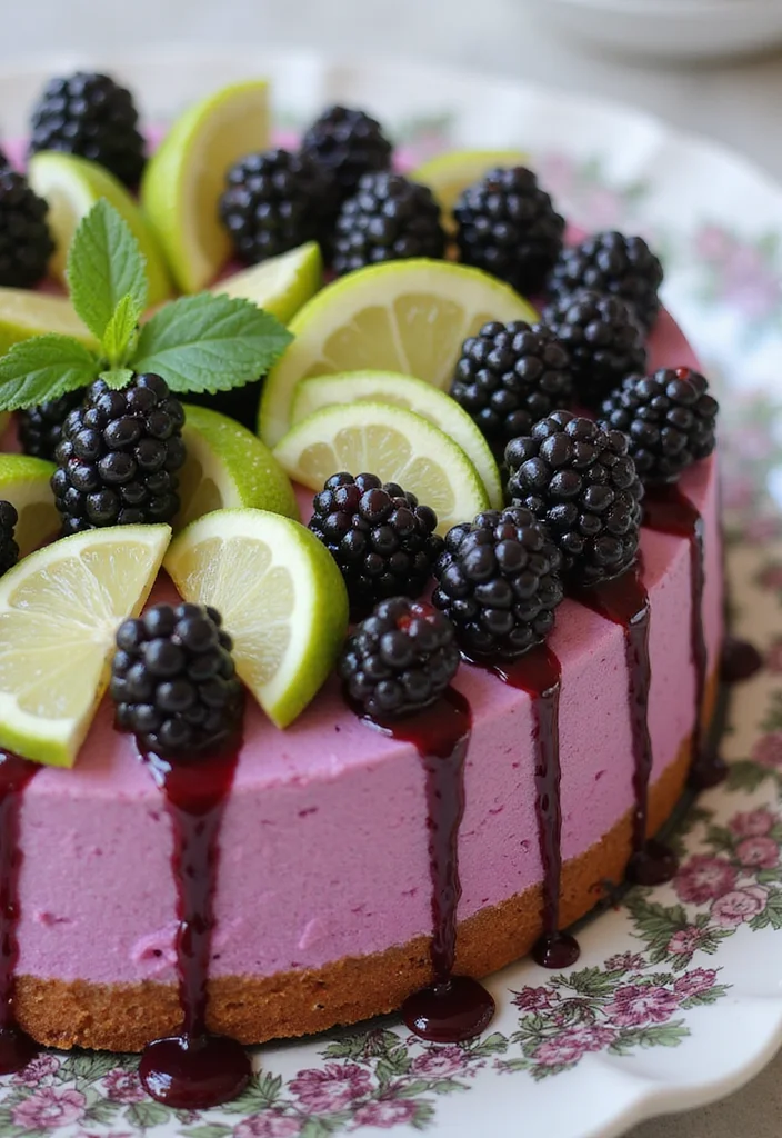 18 21 With No Kids Cake Styles Perfect For Parties - 15. Blackberry Lime Cake