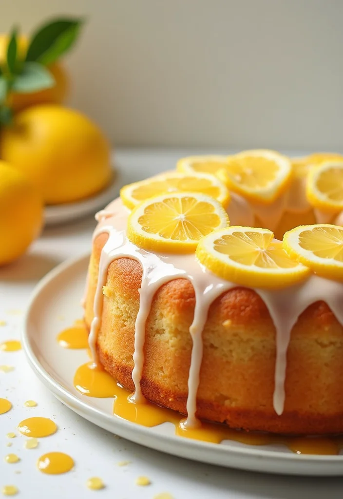 18 21 With No Kids Cake Styles Perfect For Parties - 18. Honey Lemon Drizzle Cake