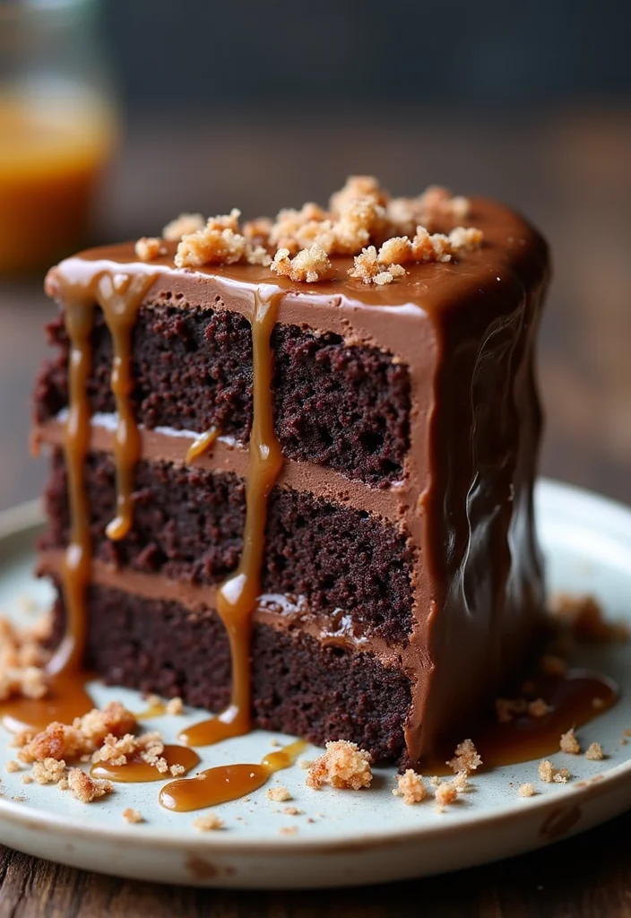 18 21 With No Kids Cake Styles Perfect For Parties - 4. Salted Caramel Chocolate Cake