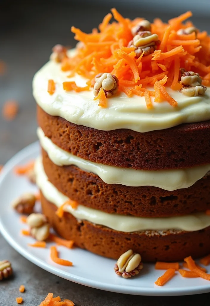 18 21 With No Kids Cake Styles Perfect For Parties - 8. Carrot Cake with Cream Cheese Icing