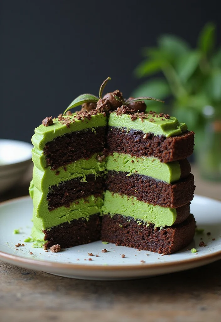20 Creative Jungle Cake Ideas to Spice Up Your Baking Game (You’ll Want to Try #11!) - 15. Choco-Matcha Monkey Cake