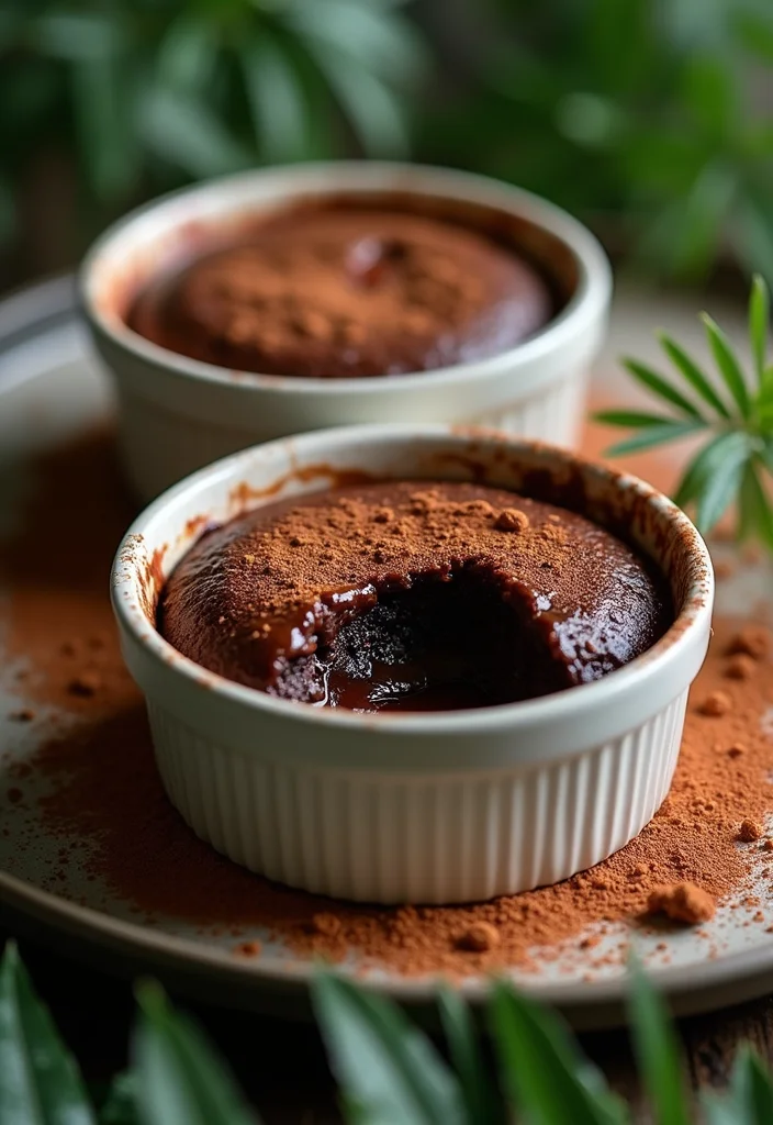 20 Creative Jungle Cake Ideas to Spice Up Your Baking Game (You’ll Want to Try #11!) - 5. Rainforest Chocolate Lava Cake