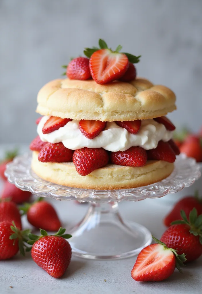 21 Taurus Cake Inspirations You Need to Try for Your Next Celebration! - 13. Strawberry Shortcake