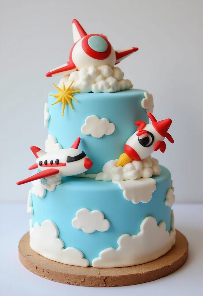 22 Engineering Cake Themes That Will Make Your Party Unforgettable (You’ll Love #1!) - 14. Aeronautical Engineering Cake