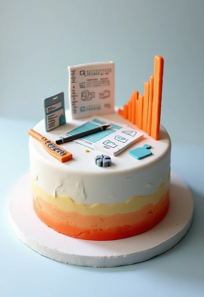 22 Engineering Cake Themes That Will Make Your Party Unforgettable (You’ll Love #1!) - 17. Project Management Cake