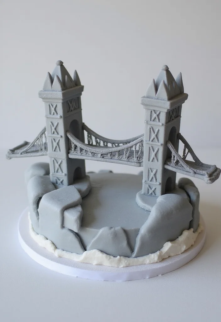 22 Engineering Cake Themes That Will Make Your Party Unforgettable (You’ll Love #1!) - 3. Bridge Cake