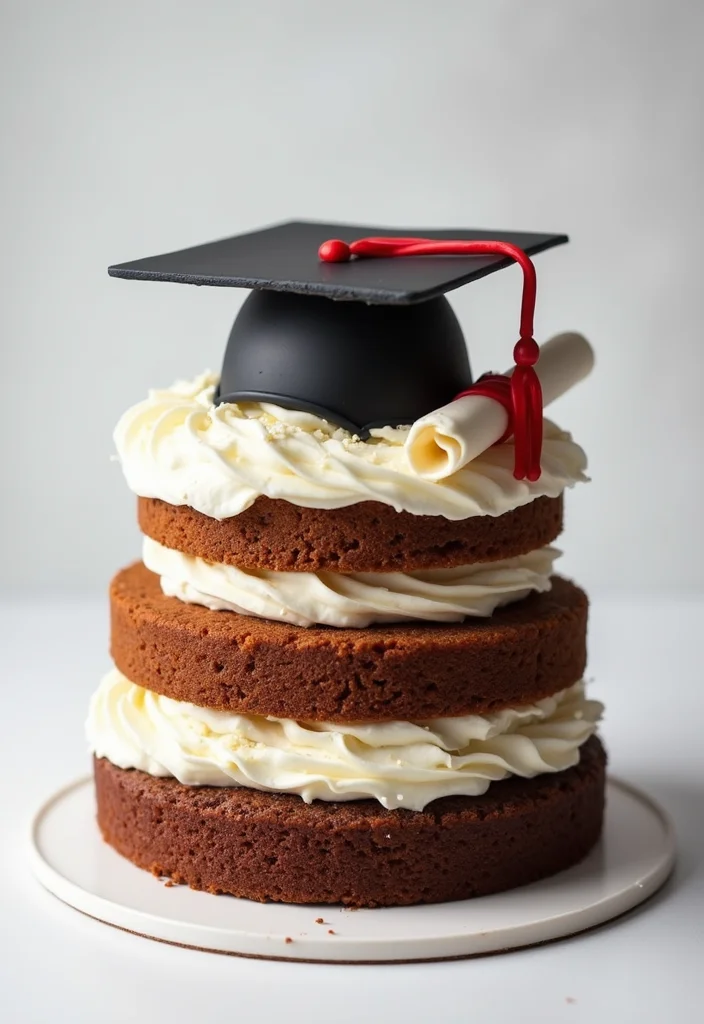 22 Engineering Cake Themes That Will Make Your Party Unforgettable (You’ll Love #1!) - 7. Engineering Degree Graduation Cake